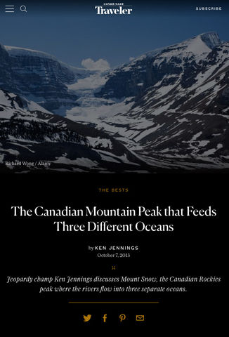 Conde Nast Traveler - Columbia Icefields