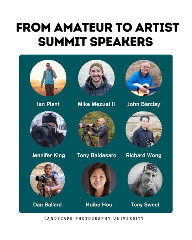 From Amateur to Artist Photography Summit Register Now For $1