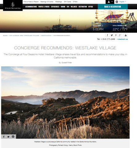 Four Seasons - Santa Monica Mountains