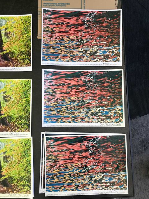 "Watercolors" - Test Prints