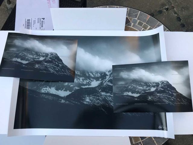 "Storm Mountain" - Test Prints