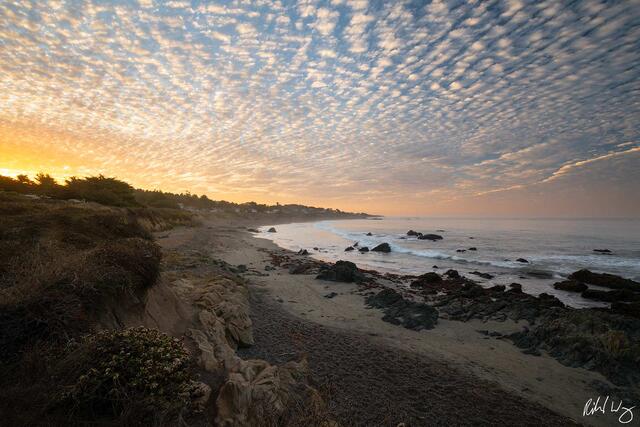 Moonstone Beach at Sunrise, Cambria, California, photo