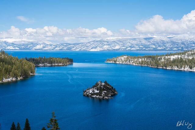 Lake Tahoe After Winter Snow, Emerald Bay State Park, California, photo