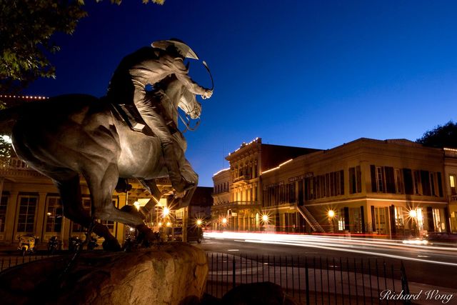 The Pony Express Monument, Old Town Sacramento, California