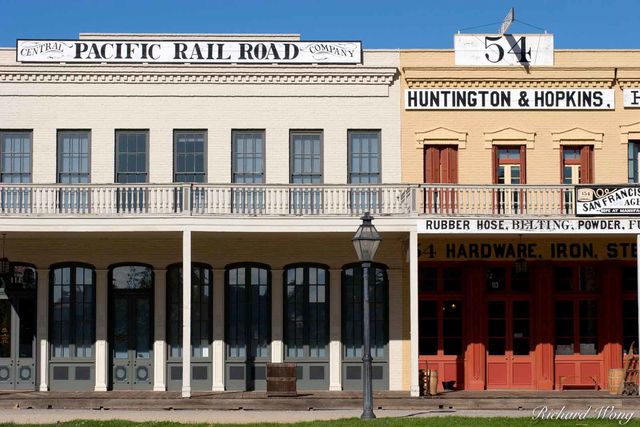 Central Pacific Railroad Company and Huntington & Hopkins Hardware Store, Old Town Sacramento, California