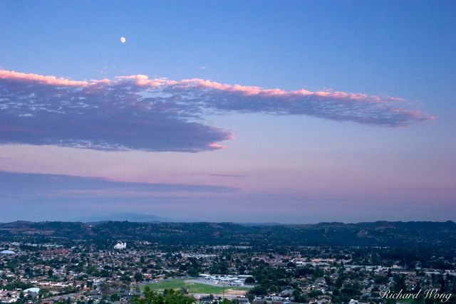 Moon Over San Gabriel Valley