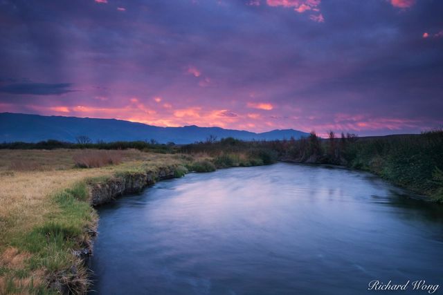 Owens River Sunrise, Owens Valley, California