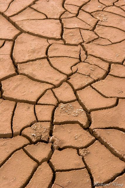 Dry Mud Cracks, Bombay Beach, California, photo