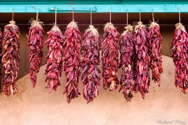 Hanging Red Chilis, Taos, New Mexico