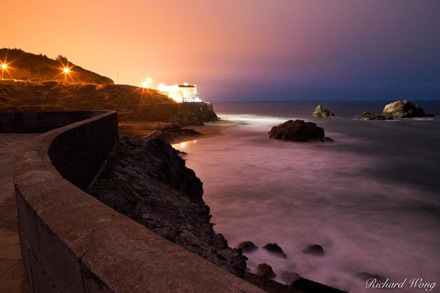 Cliff House and Seal Rocks at Night, San Francisco, California