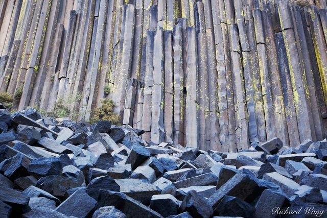 Columnar Basalt at Devils Postpile National Monument, California