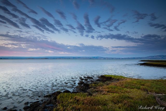 Baylands Nature Preserve at Sunset, Palo Alto, California