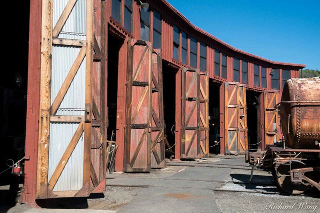 Railtown 1897 State Historic Park Trainyard, Jamestown, California