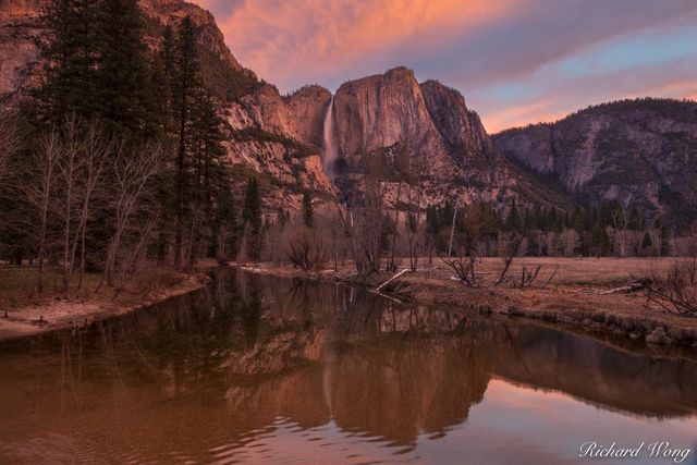 Yosemite Falls & Merced River print