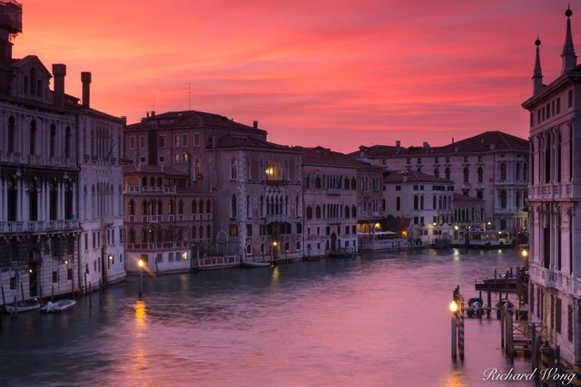 Grand Canal Sunset print