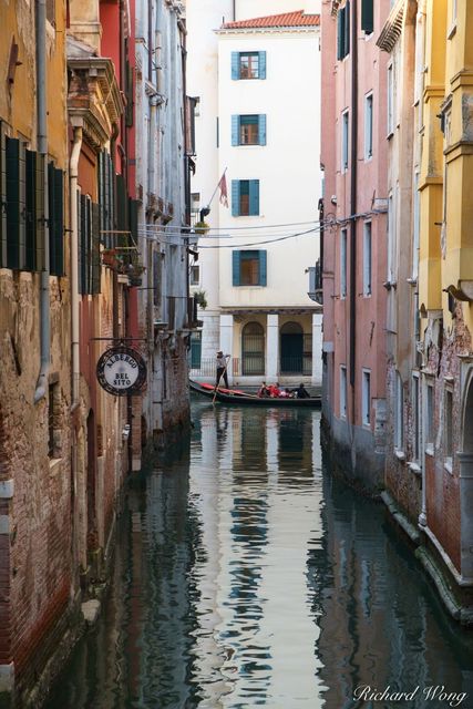 Gondola Ride in Small Canal print
