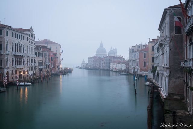 Foggy Morning on Grand Canal print
