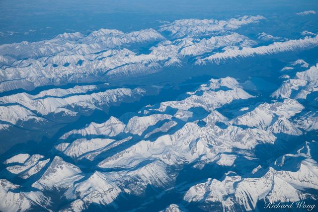 Canadian Rockies Aerial print