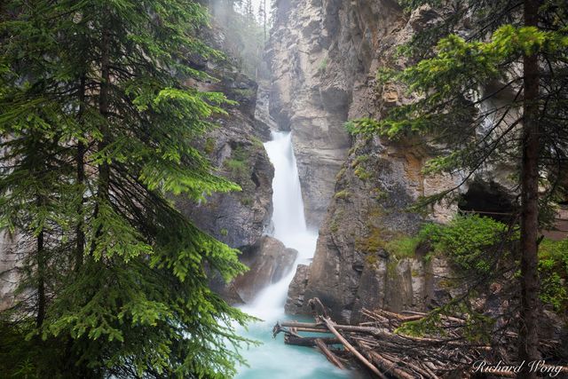 Lower Johnston Canyon Falls print