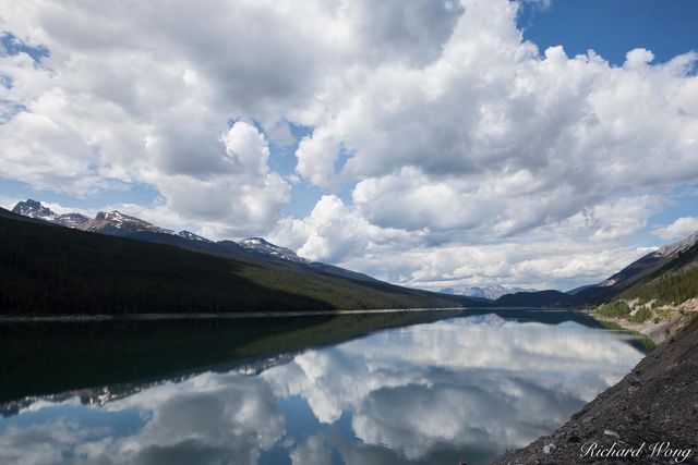 Medicine Lake, Jasper National Park, Alberta, Canada, Photo