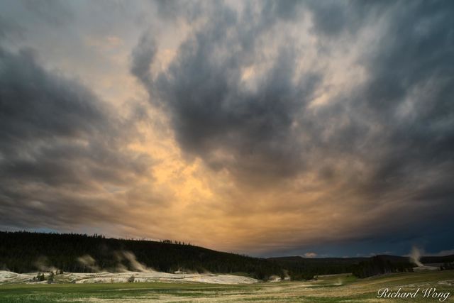 Upper Geyser Basin print