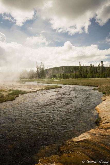 Iron Spring Creek at Black Sand Basin, Yellowstone National Park, Wyoming