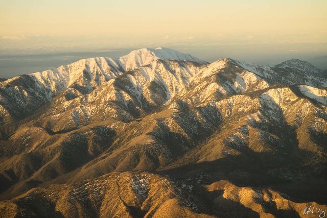 Aerial Over San Gabriel Mountains