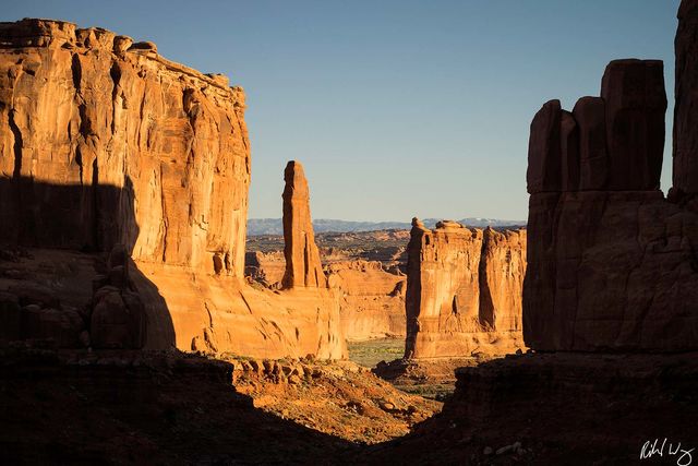 Park Avenue at Sunrise, Arches National Park, Utah