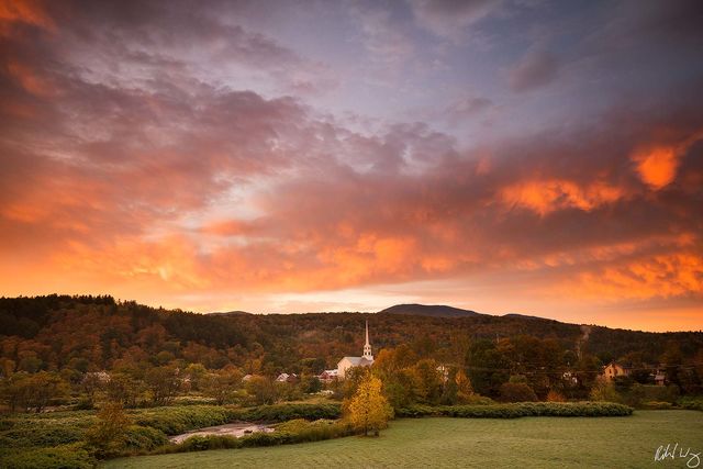 Stowe Fall Sunrise, Vermont