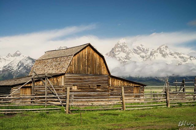 John Moulton Barn / Mormon Row, Grand Teton National Park, Wyoming