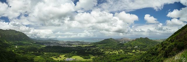 Nuʻuanu Pali Lookout Panoramic