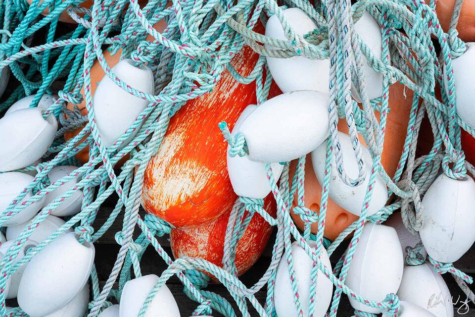 Newport Crab Pots print