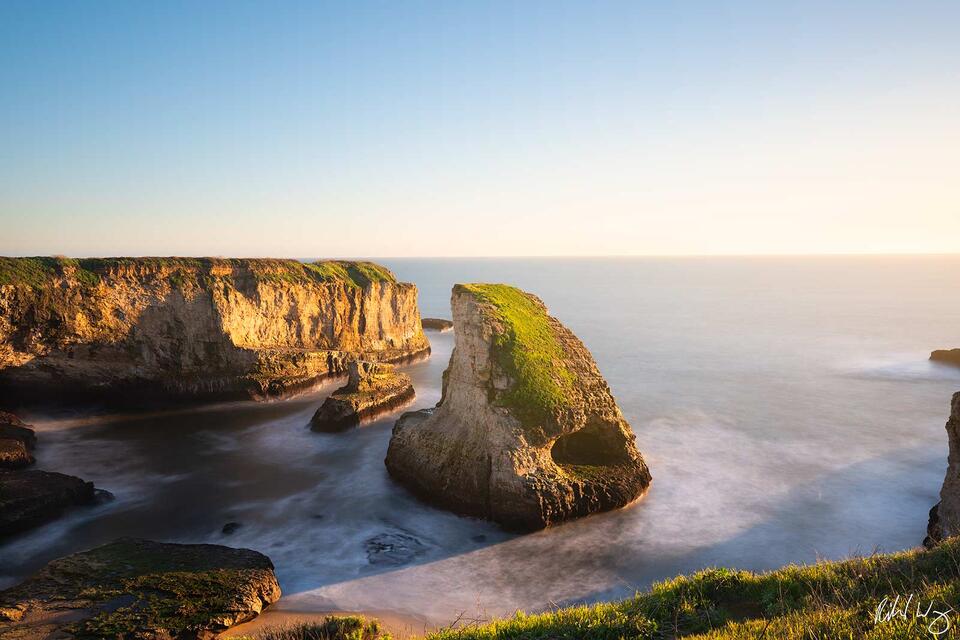 Shark Fin Cove Beach, Davenport, California, photo