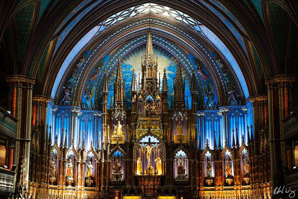 Notre-Dame Basilica of Montreal print