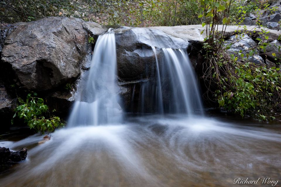 Small Waterfall at Big Dalton Canyon Wilderness Park, California