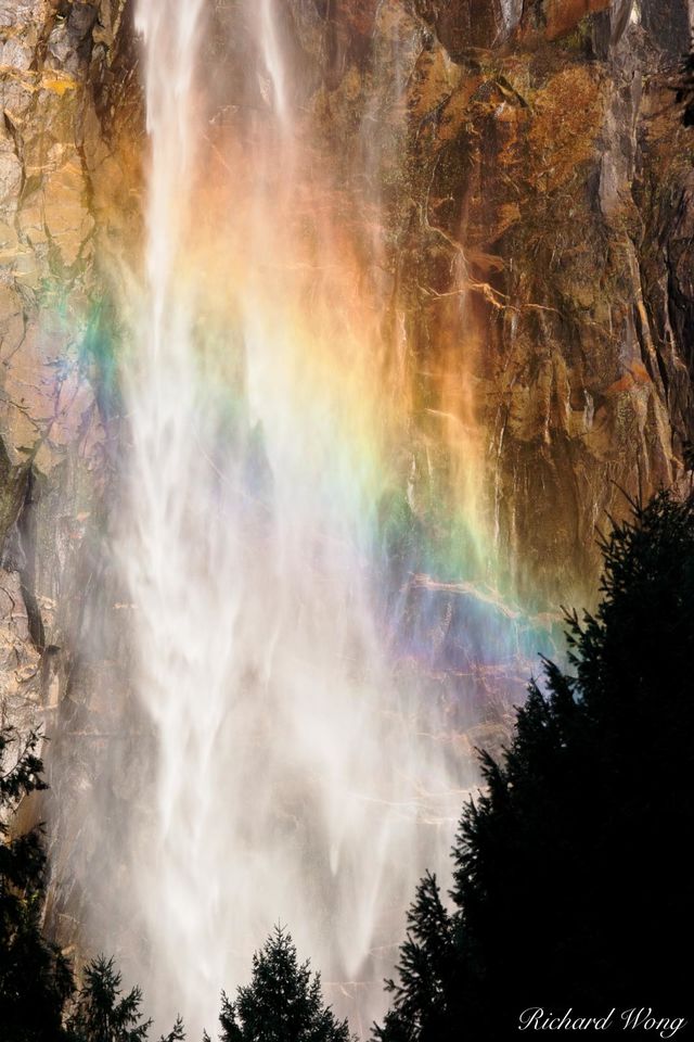 Bridalveil Fall Rainbow print