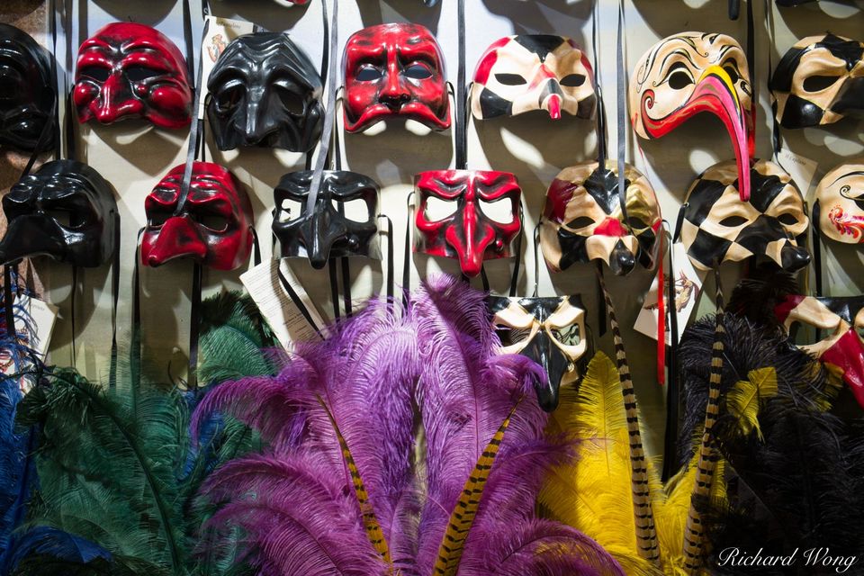 Venetian Masks print