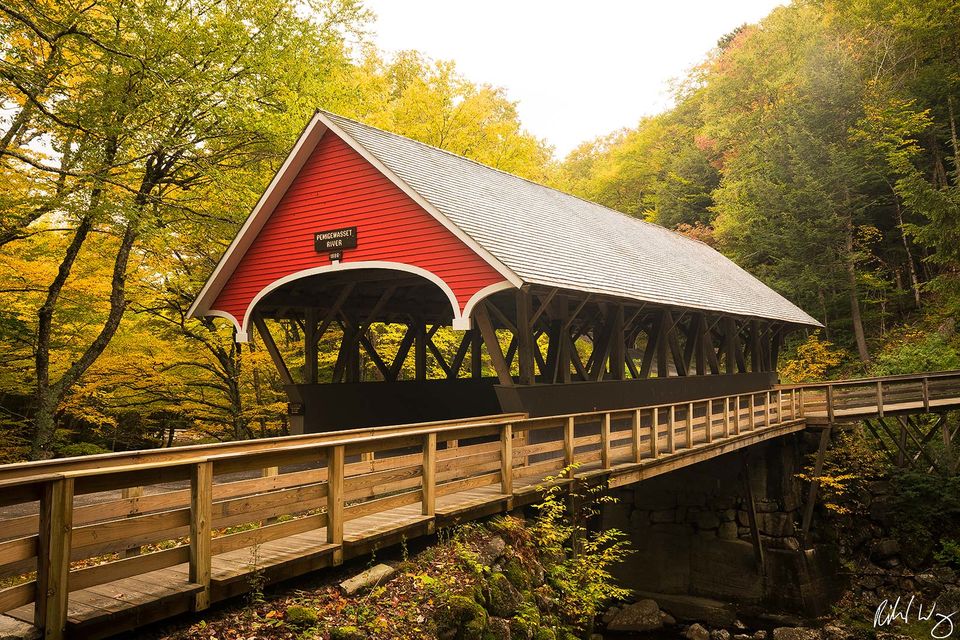 Flume Covered Bridge print