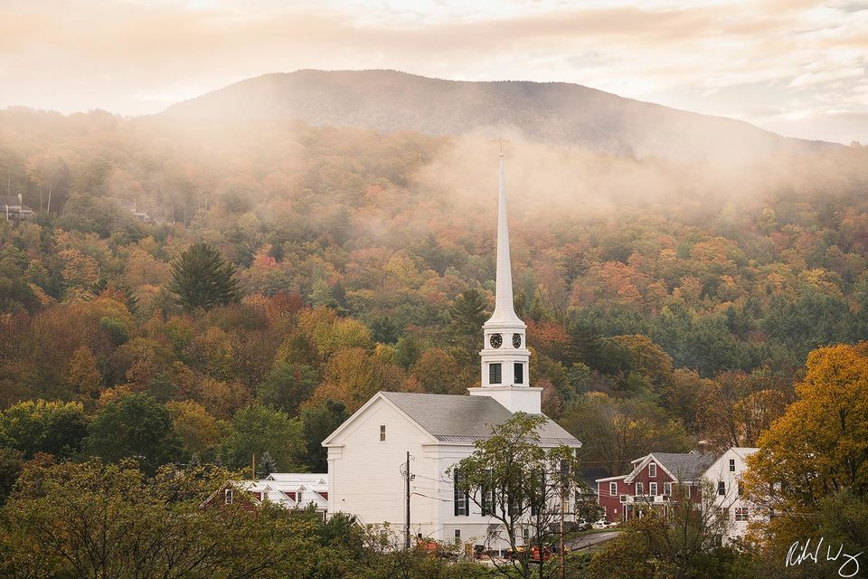 Classic New England Church print