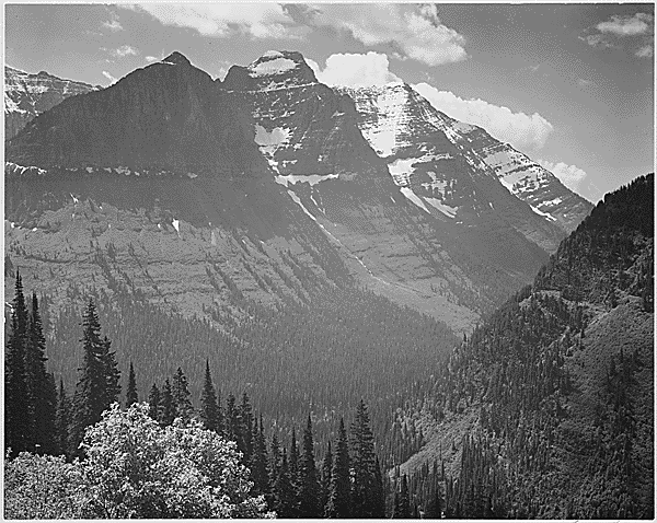 Ansel Adams Glacier National Park Photo