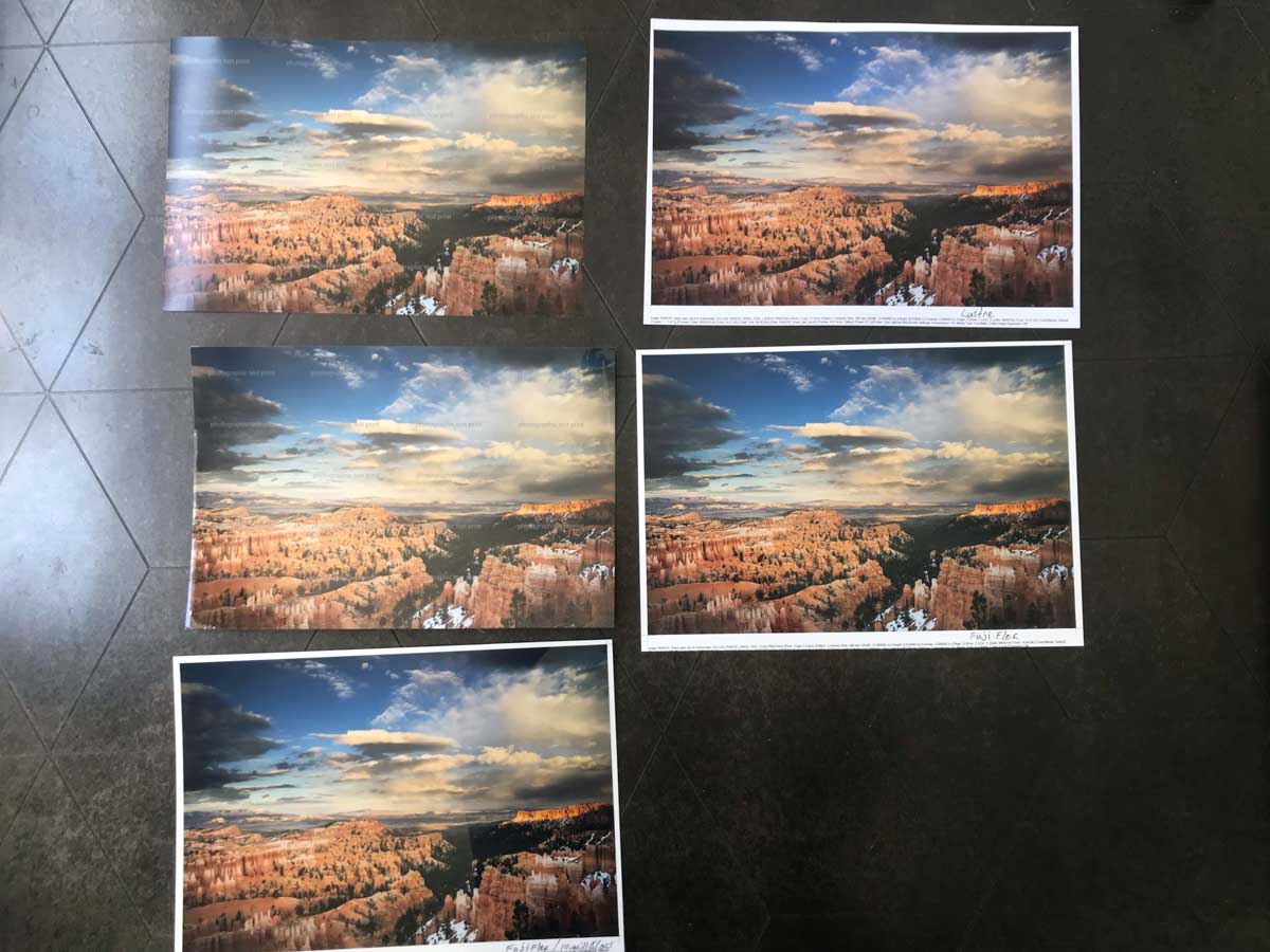 Bryce Canyon Sunset Point Test Prints