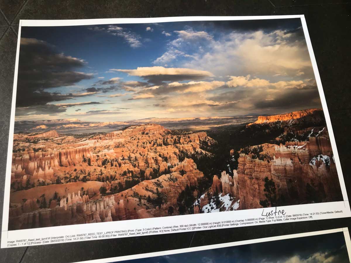 Fuji Crystal Archive Lustre print by Reed Art & Imaging