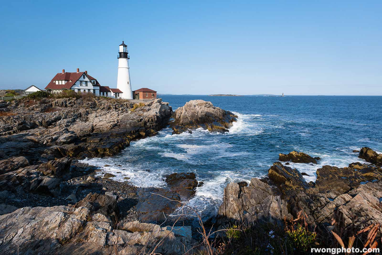 Portland Head Light ‎⁨at the Fort Williams Park⁩, ⁨Cape Elizabeth⁩, ⁨Maine⁩ photo