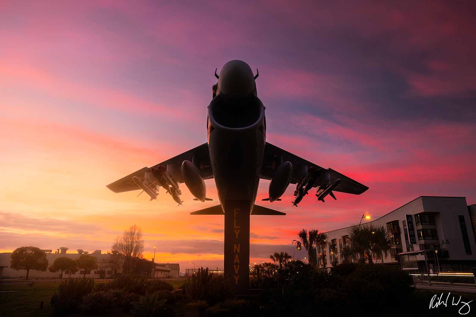 Navy Jet at Alameda Point, Alameda, California, photo