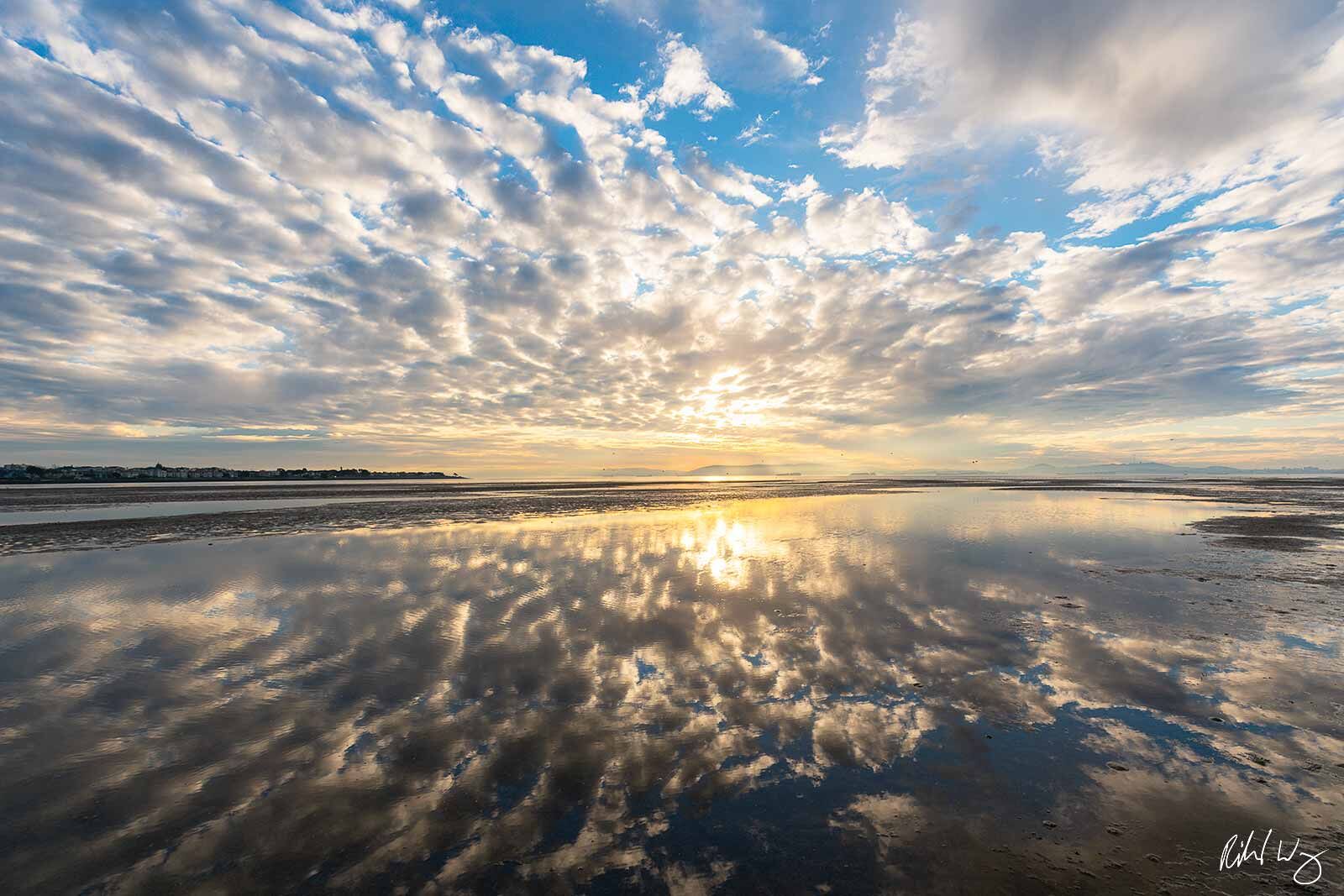 Robert Crown Memorial State Beach at Low Tide, Alameda, California, photo