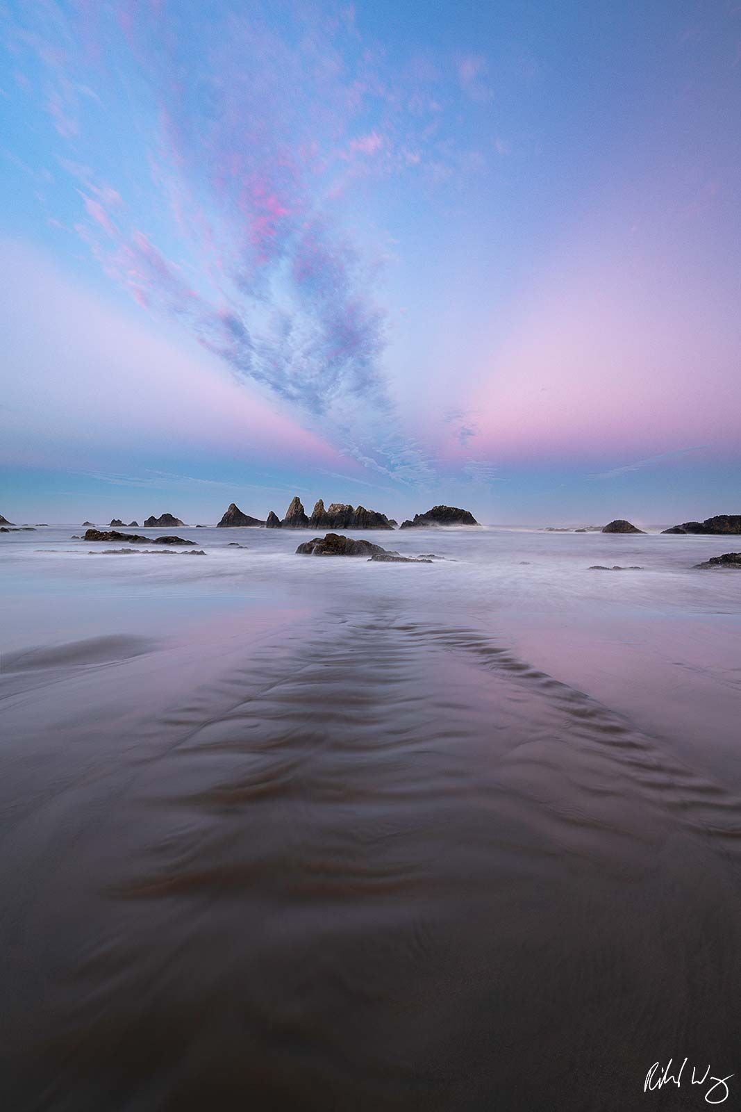 Seal Rock State Recreation Site at Sunrise, Oregon, photo