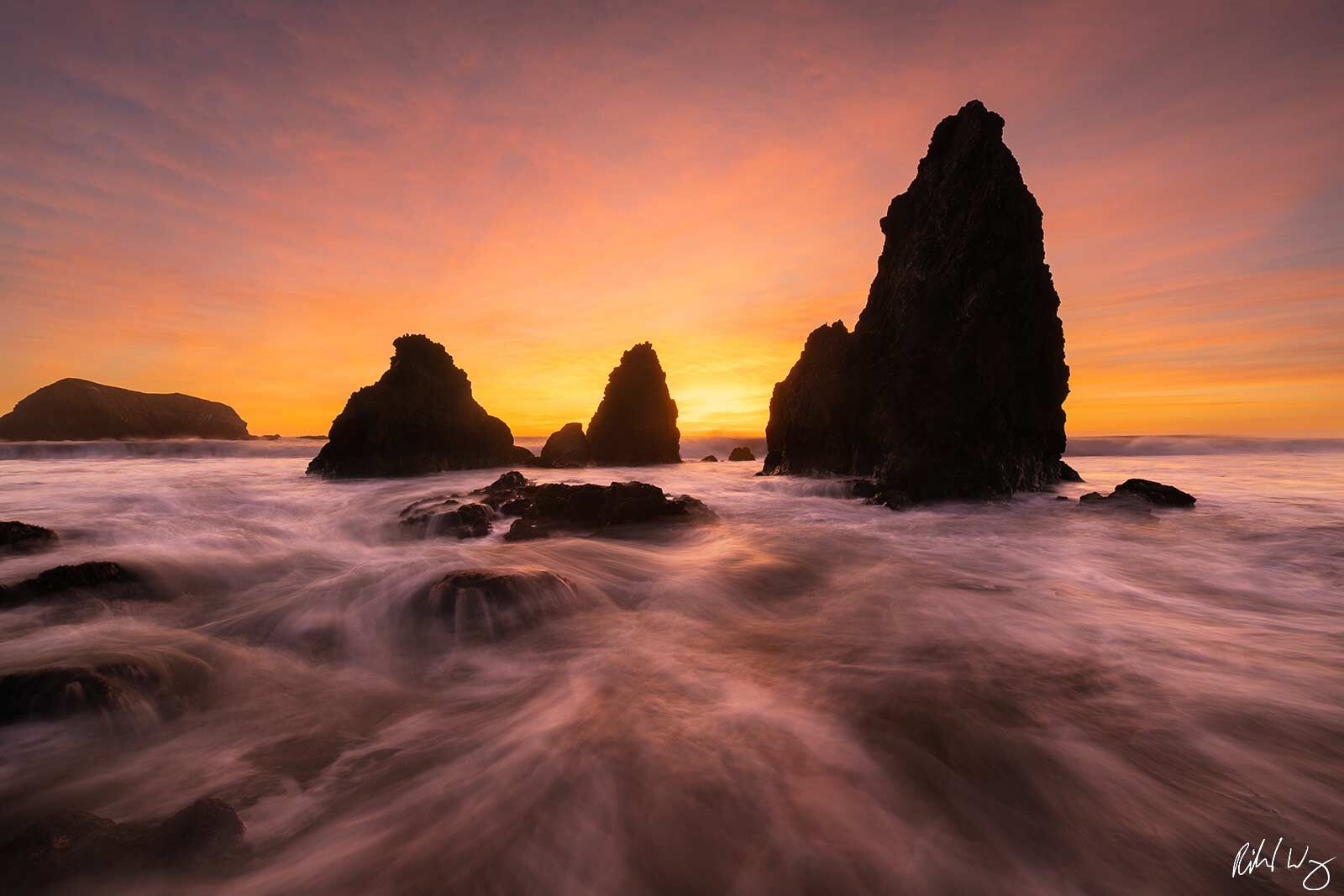 Rodeo Beach Sunset, Golden Gate National Recreation Area, California, photo