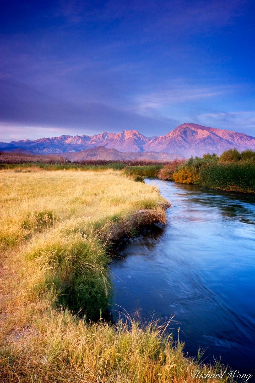 Owens River Sunrise, Owens Valley, California