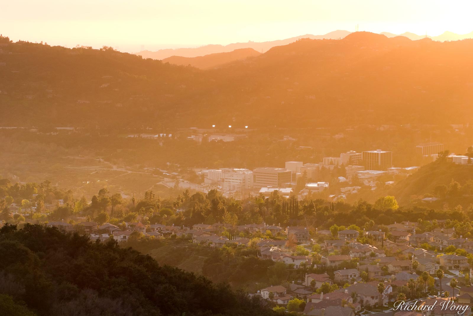 Jet Propulsion Laboratory (JPL) at Sunset, Pasadena, California