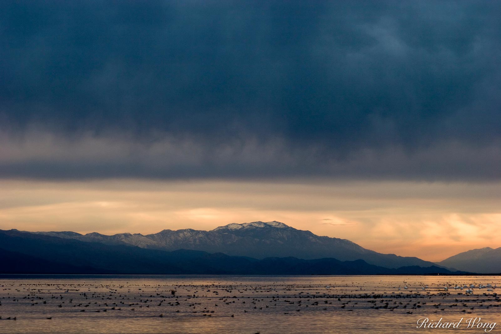 Stormy Sunset, Salton Sea, California The most interesting light generally comes from the edges of a storm both before and after...